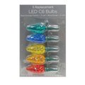 Celebrations 11200-71 Multi-color LED C6 Replacement Bulbs 9292798